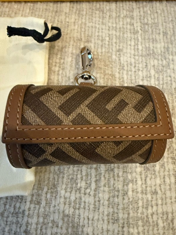 Authentic -New- Fendi Dog Waste Bag Holder With Dust-bag