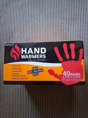 Hand Warmers-Long Lasting, Safe Natural Odorless, Activated Warmers- Up to 10hrs