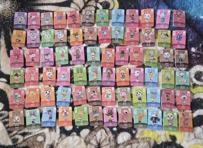 Animal Crossing Nintendo Switch Amiibo Cards Series 1-72 Complete Set With Cases