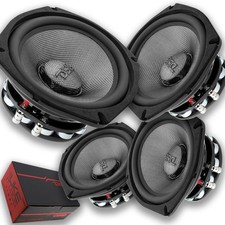 6x9" 300 Watt RMS 2-Ohm Motorcycle Marine Mid-Bass Loudspeaker 2 Pair DS18