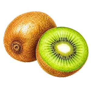 Kiwi Fruit Vinyl Sticker Self Adhesive Food Decal Various Sizes Made to Order