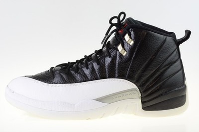 Nike Air Jordan 12 Retro Mid schwarz/weiß CT8013-006 Herren Sportschuhe Größe UK 14