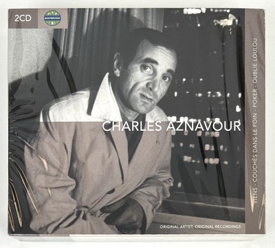 Seltene versiegelte Box 2 CDs Charles Aznavour Worldstar