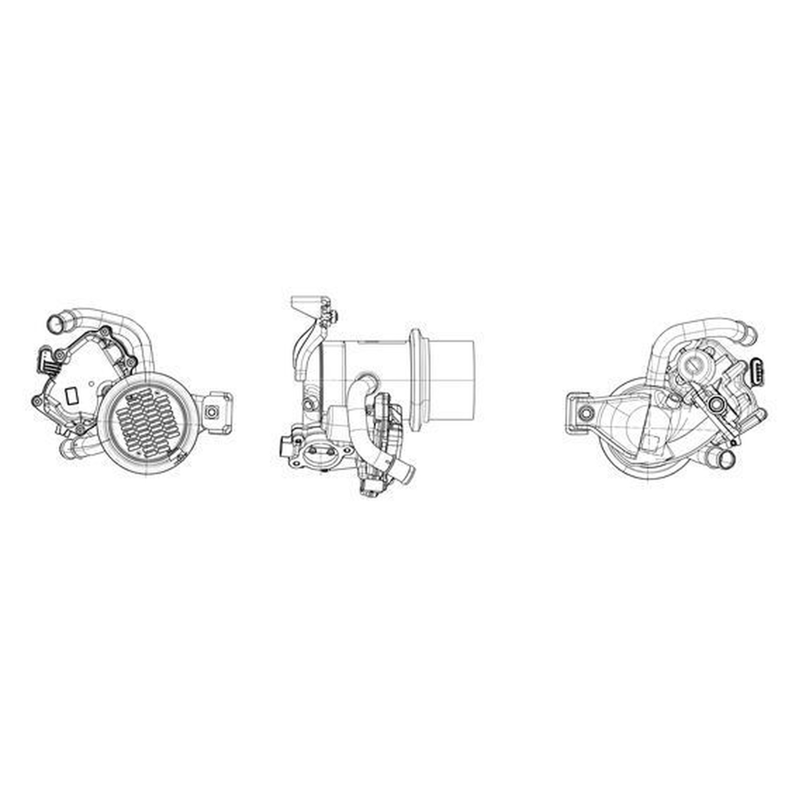 Mahle Exhaust Gas Recirculation Cooler EGR-Cooler CE55000P Fits Volkswagen
