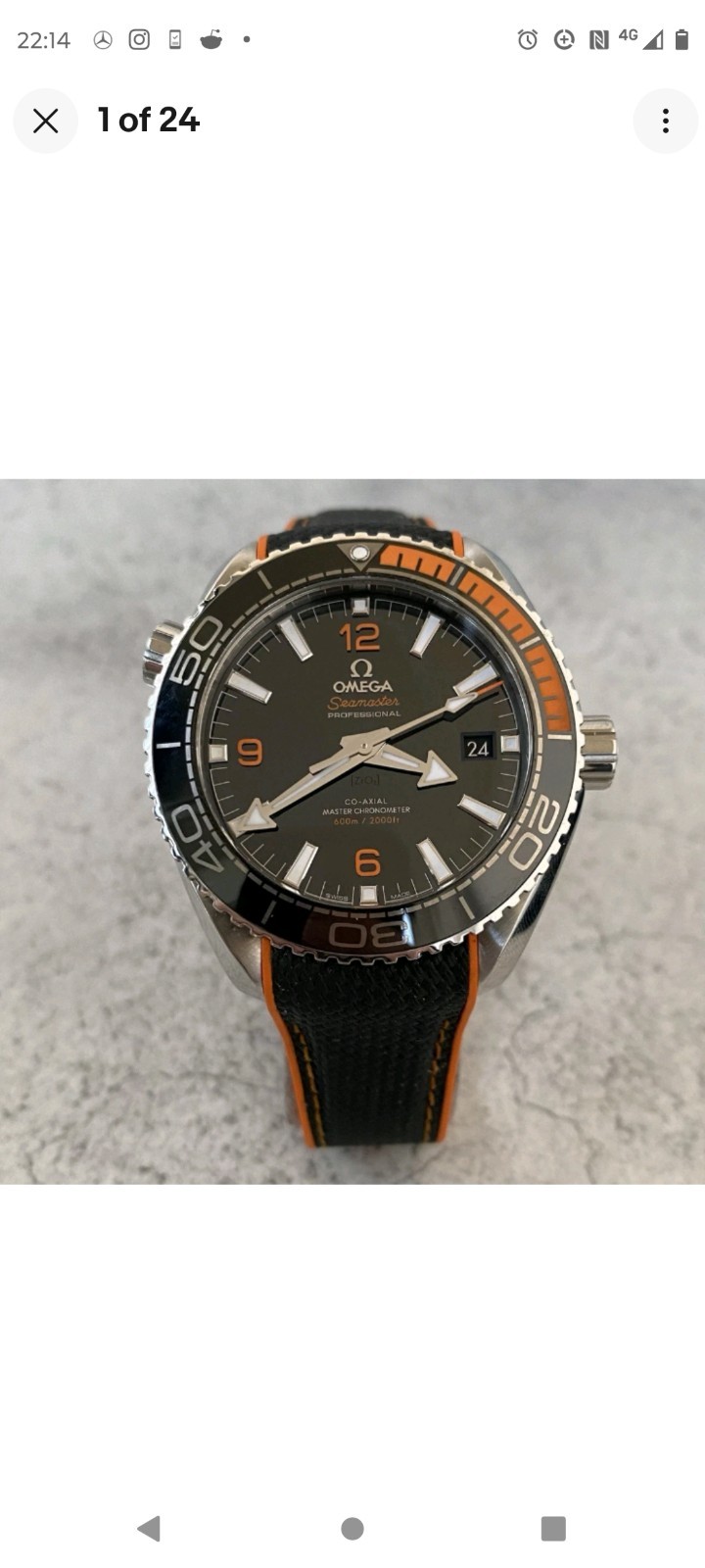OMEGA Seamaster Planet Ocean 44mm Co-Axial Automatic Watch 2021 Full Set