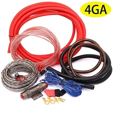 4 Gauge Car Audio Cable Kit Amplifier Install Amp RCA Subwoofer Sub Wiring 2300W