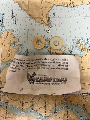 #ad Raritan pack of 2 #1345 Pump Shaft Piston Washer. $1.80