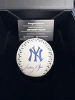 Anthony Volpe Signed Baseball NY Yankees Team Stitch COA Fanatics Under Wraps