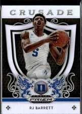 2019 Panini Prizm Draft Picks #72 Silver RC RJ Barrett Duke  (M)