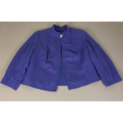 Vintage Pendleton Woolen Mills Vintage Cropped Jacket Large Purple Collarless