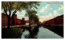 Nashua Manufacturing Co Plant NH C1910s DB Postcard AG13