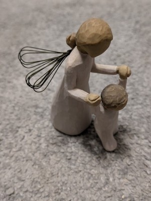 Willow Tree SCHUTZENGEL Figur von Susan Lordi Demdaco 2000 Engel mit Kind