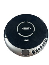 Jensen Silver Travel Size Personal CD Player FM Radio Model CD-60R