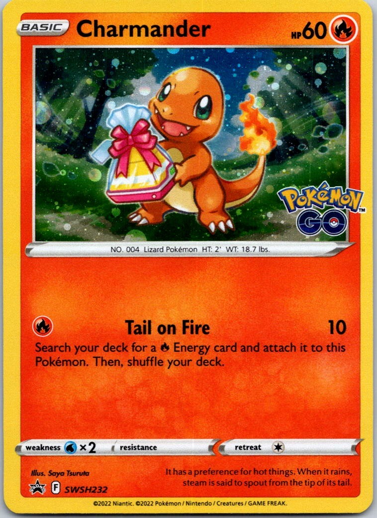 Black Star Promo Charmander SWSH232 Promo SWSH: Sword & Shield Promo Cards