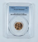 1955-S Lincoln Wheat Cent MS66 RD PCGS Blue Label *8728