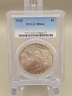 1922 Peace Silver Dollar $1 - PCGS MS64