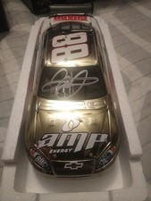 Dale Earnhardt Jr. Signed 1/24 88 Amp Energy/ Mt. Dew Gold Chrome