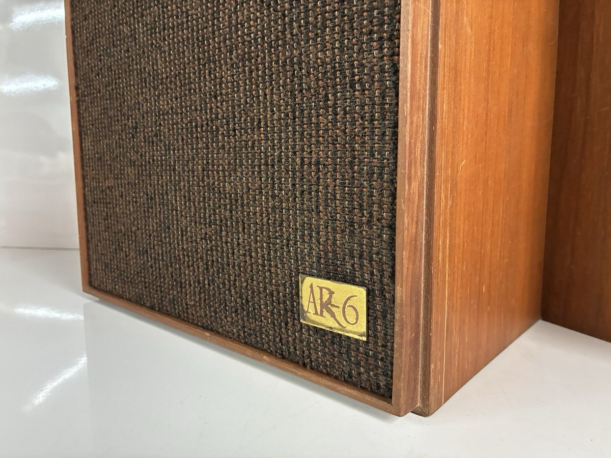Acoustic Research AR-6 Suspension Loudspeaker System Speaker Pair