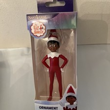 The Elf On A Shelf Christmas Ornament - Brown Eyed Dark Skin Boy - NEW 