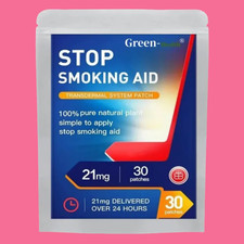 Quit Smoking Nicotine Patches, 30 Patches, 21mg Step 1 Stop Smoking Aids Patches