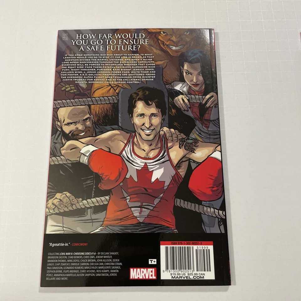 Civil War II LOTE DE 5: Escolhendo Lados;X-Men;Kingpin;Homem-Aranha; Deuses (Marvel)-TPB - Imagem 3 de 4