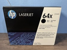 HP 64X Toner Black High Yield LaserJet Cartridge CC364X Genuine OEM New Sealed