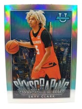 2022-23 Bowman Chrome U Skyy Clark #S-14 Skyscraping Refractor Illinois 
