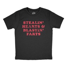 Youth Stealin Hearts and Blastin Farts T Shirt Hilarious Relationship Bathroom