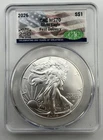 2026 American Silver Eagle CAC MS70 First Day Delivery 250th Anniversary Label