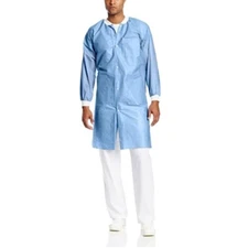 Disposable Lab Coats 3 Pockets SMS Material 30/Bx Multiple Sizes Colors