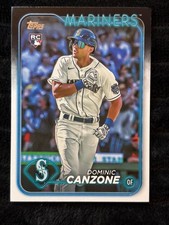 2023 Topps RC Dominic Canzone Seattle Mariners OF Rookie Card #195