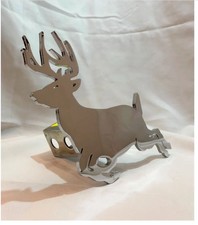 Chrome Deer Hitch Cover Fits 2 Receivers