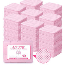 Lint Free Nail Wipes, 1200PCS Lint Free Wipes Non-Woven Fabric Nail Supplies Nai