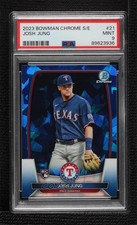 2023 Bowman Chrome Sapphire Josh Jung #21 PSA 9 MINT 05ol
