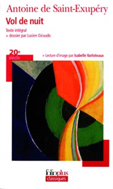 Vol de nuit by Antoine De Saint Exupéry PAPERBACK (FRENCH) 9782070346288