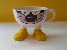 LE TAZZE PAZZE LATTE GIGLIO PIEDI GIALLI LA CASTELLANA MUG CUP TAZZA COLAZIONE 