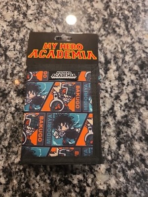 Bioworld My Hero Academia Trifold Wallet Midoriya And Bakugo Crunchyroll