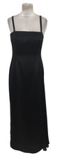 Elements Amanda Wakeley Women's Dress Size 10 Black Lined Maxi