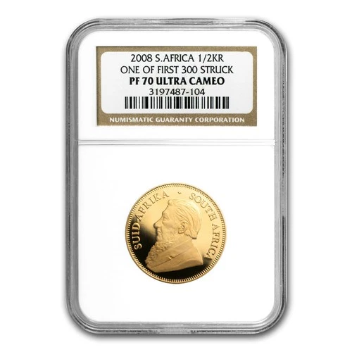 Photo of a 2008 Gold Krugerrand 1/2 oz from an eBay sale
