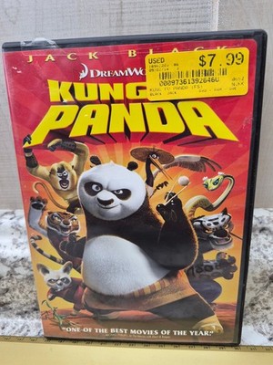 Kung Fu Panda DVD 2008 Jack Black, Angelina Jolie DreamWorks Animation