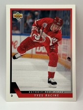 1993-94 Upper Deck YVES RACINE Detroit Red Wings Hockey NHL Card #194