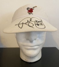 Vintage San Diego Padres Visor Hat Cap Randy Jones Autograph Signed