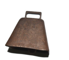 Vintage Small Metal Cow Bell / Some Rust On Inside / 2.75" Tall
