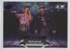 2023 AEW All Elite Wrestling Purple Pyro Max Caster Anthony Bowens Patch 0op0