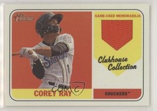 2018 Heritage Minor League Edition Clubhouse Collection Relics Corey Ray 1u6