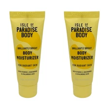 Isle of Paradise Brilliantly Bright Body Moisturizer Set of 2 0.67 fl oz x 2