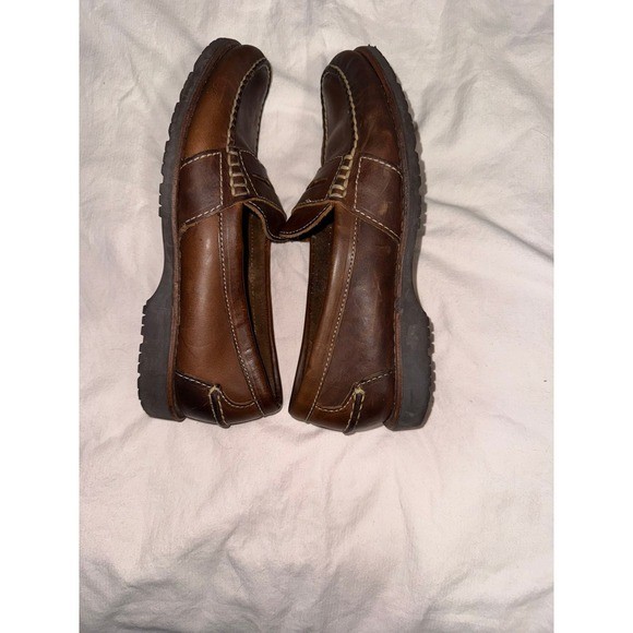 Sebago Men\'s brown leather loafers Vibram soles size‎ 9 excellent condition Sebago Men main image 2
