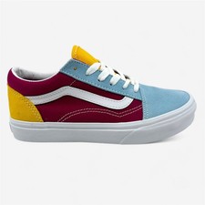 VANS Old Skool Retro Rainbow Multi Color Kids Size 3 Athletic Sneaker
