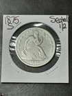 1875 S Seated Liberty Silver Half Dollar Nice U.S. 50c Type Coin (Raw18470)