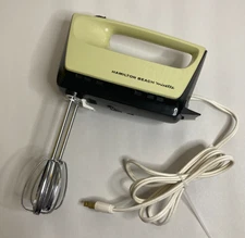 Vintage Hamilton Beach Mixette Hand Mixer Model 87-1 with Beaters Works Great